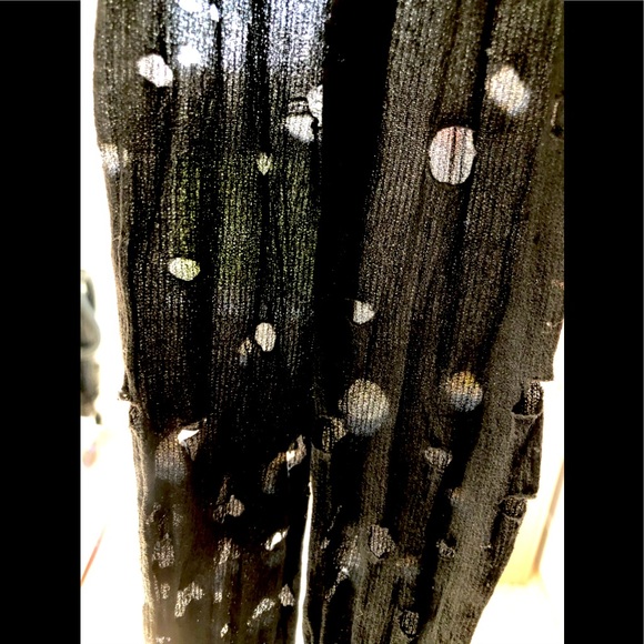 VTG 80s Distressed stockings - Picture 2 of 9